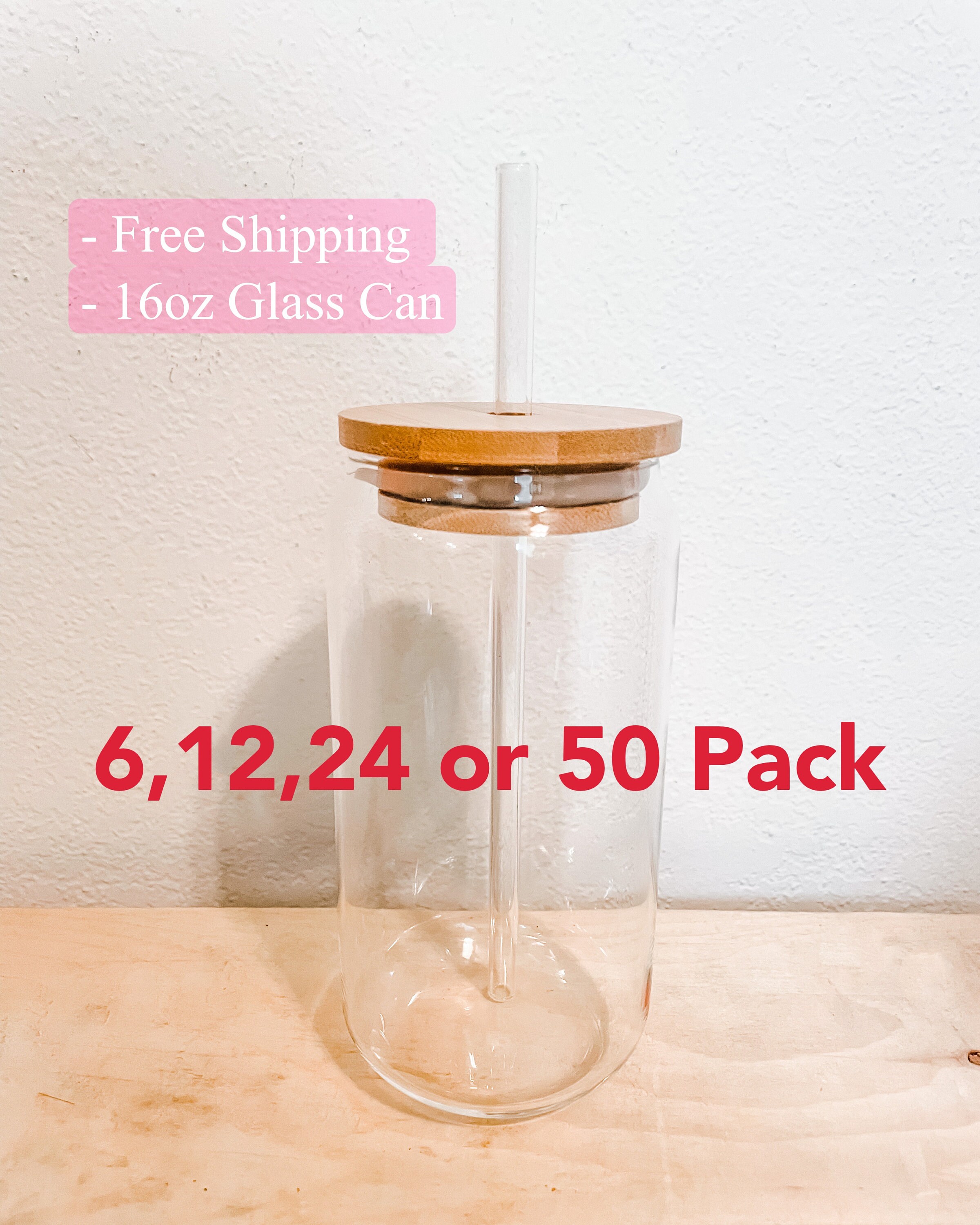 16oz Glass Mason Jar with Handle & Bamboo Lids and Straws - China Wholesale Mason  Jar Lid with Straw Hole and 16 Oz Mason Jars Wholesale price