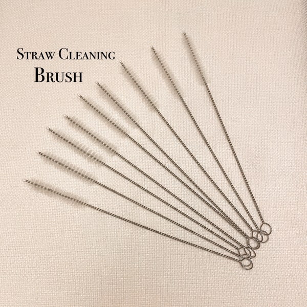 Straw Cleaner | Straw Cleaning Brush | Stainless Steel Reusable Straw Cleaner