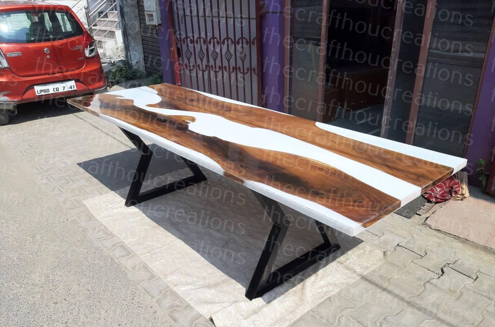 Epoxy Coffee Table Custom Outdoor Epoxy Table Dine Epoxy Etsy