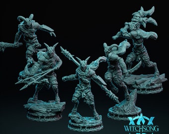 Lord of the Grove Soldiers | Witchsong Miniatures | Dungeons and Dragons | Pathfinder | Painting