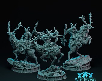 Lord of the Grove Lieutenants | Witchsong Miniatures | Dungeons and Dragons | Pathfinder | Painting