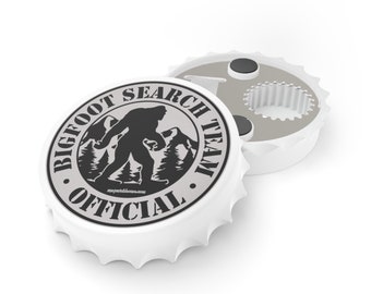 Sasquatch Bigfoot Search Team Bottle Opener