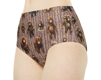 Baby Sasquatch Bigfoot High-Waist Hipster Bikini Bottom