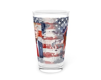 Donald Trump Let's Retake America Pint Glass, 16oz