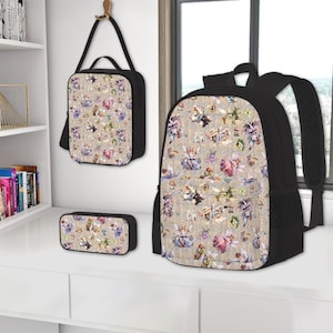 Fairies 3 Piece Bag Set – Backpack, Lunch Bag, Pencil Pouch