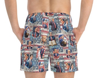 Donald Trump MAGA American President Mens's Swim Trunks