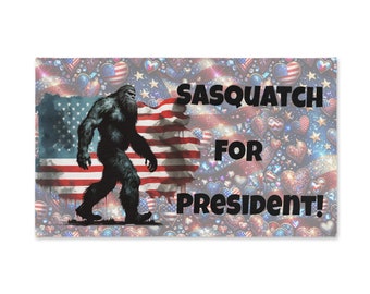 Essuie-mains de Pâques Bigfoot For President Sasquatch