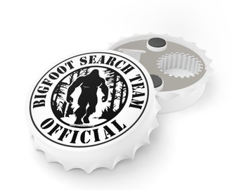 Sasquatch Bigfoot Search Team Bottle Opener