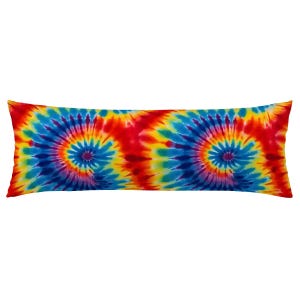 Body Pillow Cover - Tie Dye Designs, Tie Dye Pillow Case,