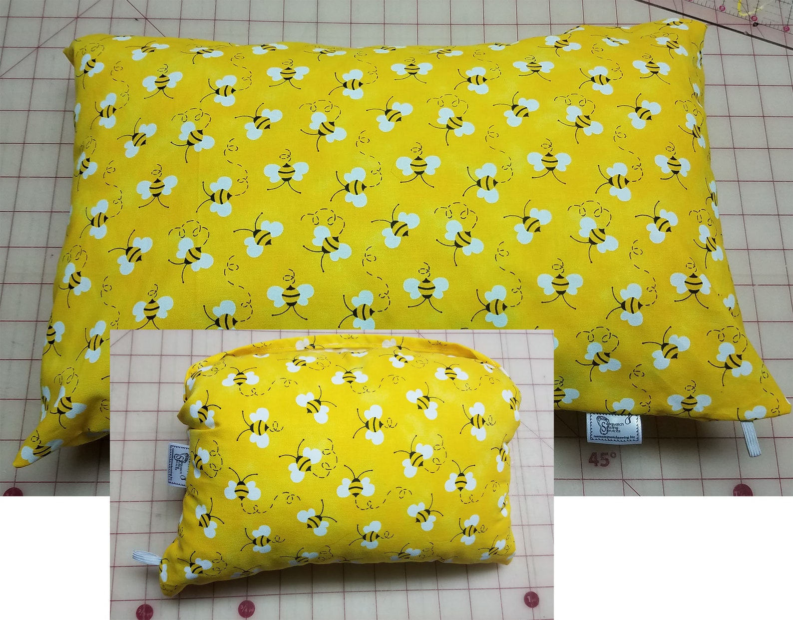 My Pillow Travel Case / Sham Throw Roll & Go COTTON Etsy