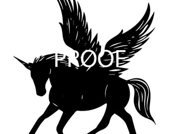 Pegasus Unicorn 4 - SVG, PNG, PDF formats - The 99Cent Store!