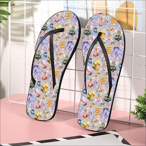 All-Over Print Women&#39;s Flip Flops