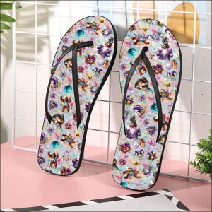 All-Over Print Women&#39;s Flip Flops