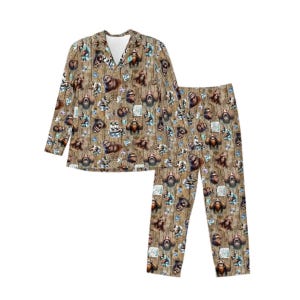 Long Sleeved Pajamas for Men - 19 Sasquatch, Bigfoot DESIGNS, Men&#39;s Bigfoot Pajamas,
