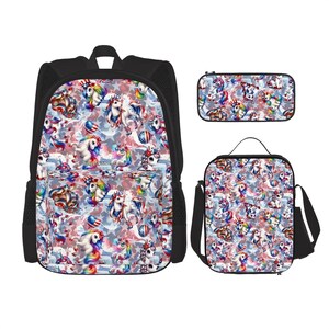 Patriot Designs 3 Piece Bag Set – Backpack, Lunch Bag, Pencil Pouch