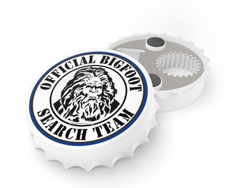 Sasquatch Bigfoot Search Team Bottle Opener