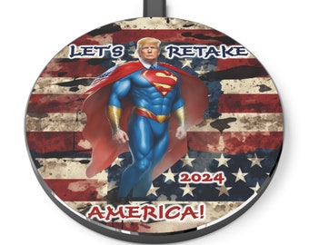 Donald Trump MAGA Take Back America Wireless Charger