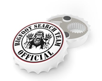 Sasquatch Bigfoot Search Team Bottle Opener