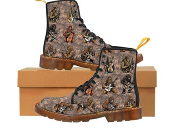 Botas de lona Sasquatch Bigfoot para hombre