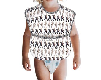 Donald Trump Dancing 1 Pocketed Baby Bib