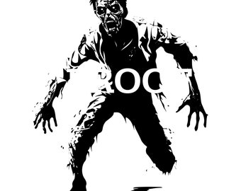 Zombie 17- SVG, PDF, PNG formats