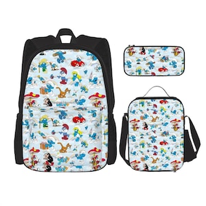 Misc Designs 3 Piece Bag Set – Backpack, Lunch Bag, Pencil Pouch