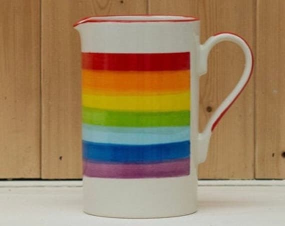 Rainbow Jug/Vase - 20% goes to NHS