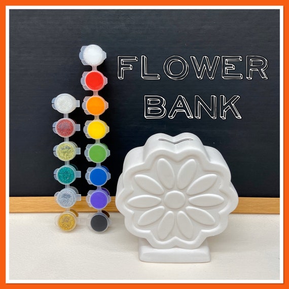 Flower Money Bank Acrylic Painting Kit