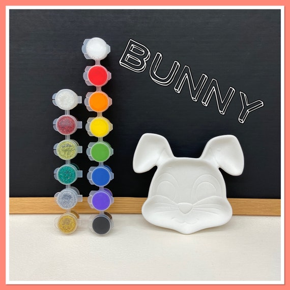 Bunny Dish Acrylic Painting Kit
