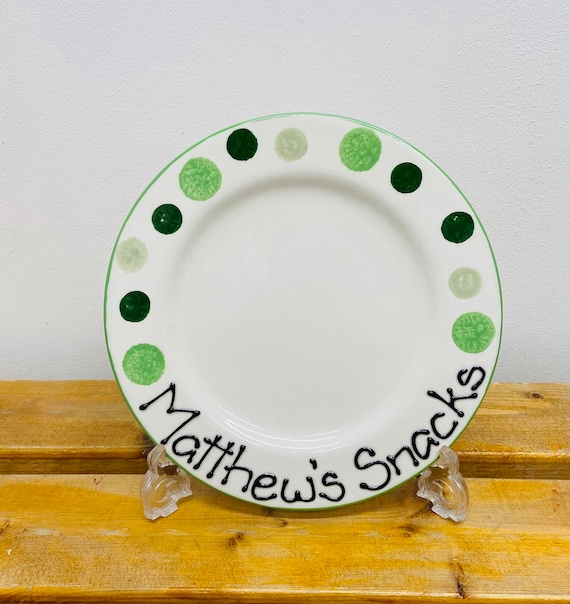 GREEN Personalised Snack Plate