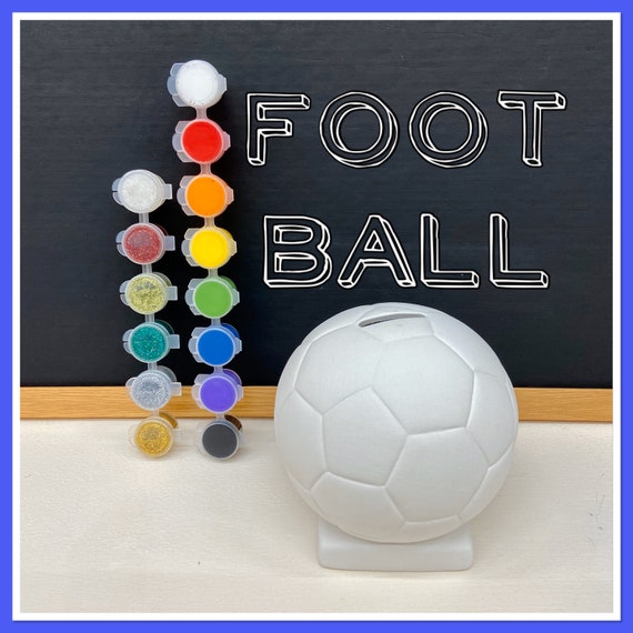 Football Money Bank Acrylic Painting Kit