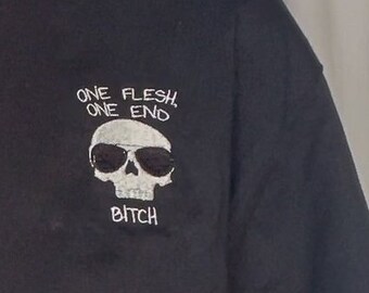 ONE FLESH BITCH Embroidered Shirts | Unisex Fandom Shirt | Locked Tomb Shirt