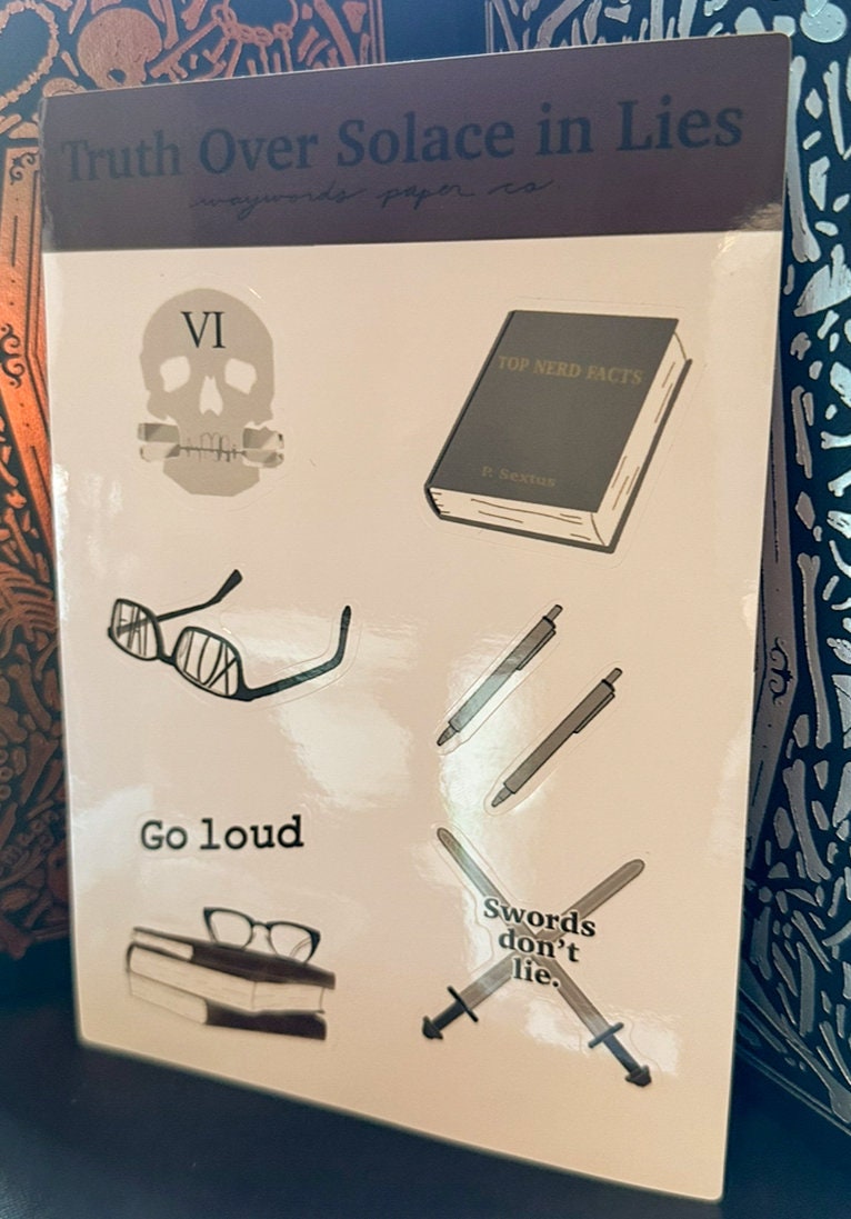 The Locked Tomb Sticker Sheets | Ninth House, Sixth House | Bookish ...
