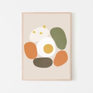Bibimbap Kunst, Koreanische Gemischte Reis Food Kunst, Asiatische Food Art, Giclee Print, Fine Art Papier Druck, Wohn- und Küchendekor für den Food-Liebhaber.