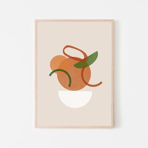 Thai Red Curry Art,  Thai Modern Food Art, Asian Food Art, Giclee Print, Fine Art Paper Print, Home and Kitchen Decor for the Food Lover.