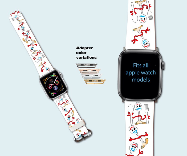 Funny Apple Watch band 42 44mm Cute iWatch band 38 42mm Watch Etsy