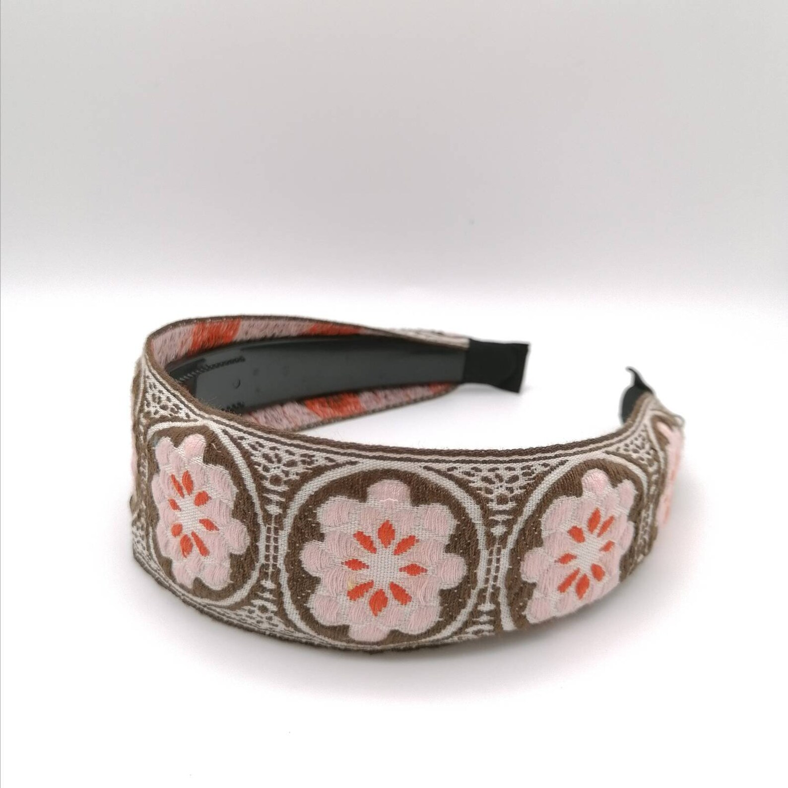 Floral Embroidery Headband / Headband for Women / Rigid Etsy