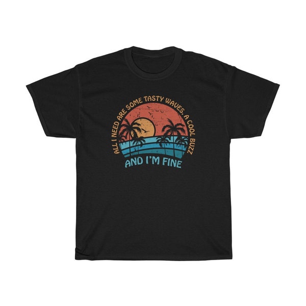 Tasty Waves And A Cool Buzz Funny T-Shirt