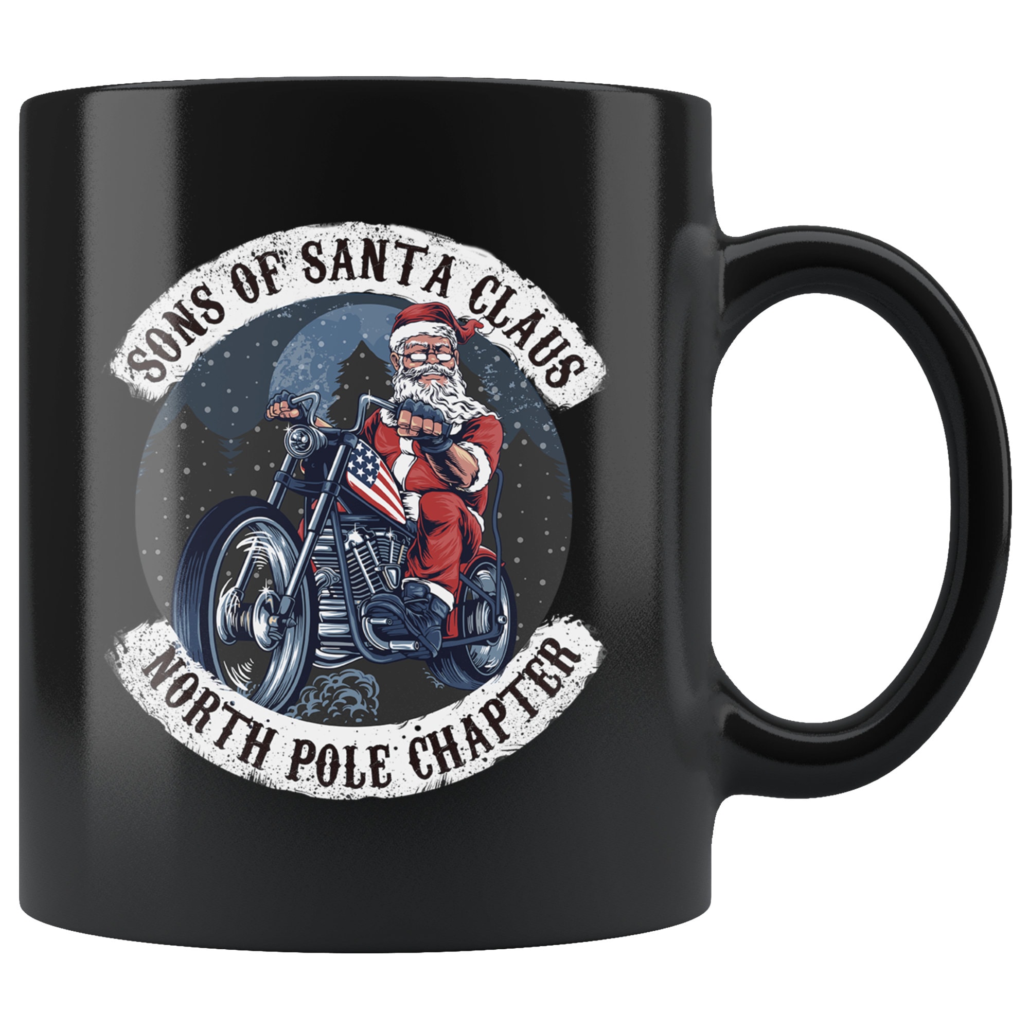 Sons of Santa Claus Funny Motorcycle Riding 11 Oz Black Coffee - Etsy Canada