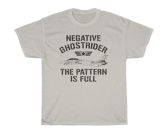 Top Gun Negative Ghost Rider the Pattern is Full Heather Gray Shirts - Etsy