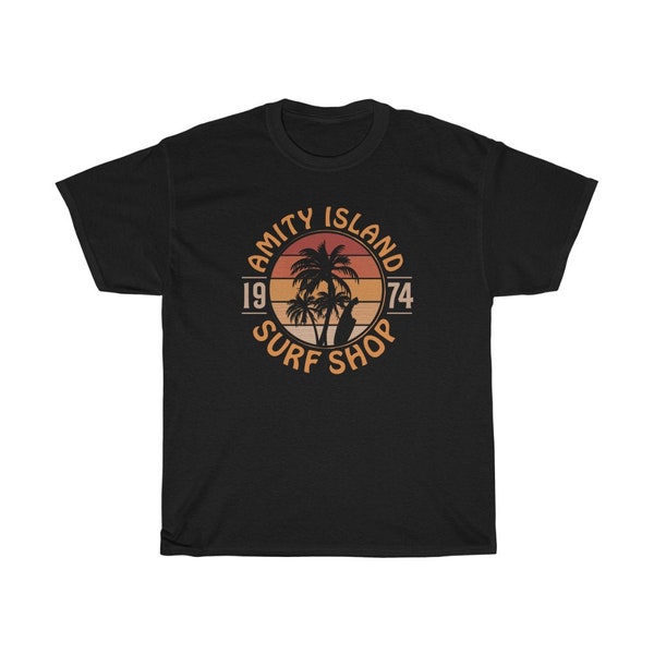 Amity Island Surf Shop Vintage 1974 T-Shirt