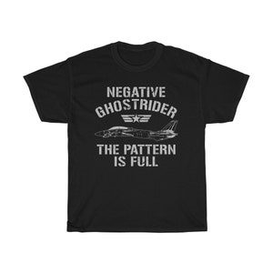 Negative Ghost Rider Pattern Is Full Hero Fighter Pilot T-Shirt