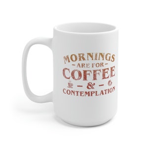 Mornings are for coffee and contemplation - YouTube