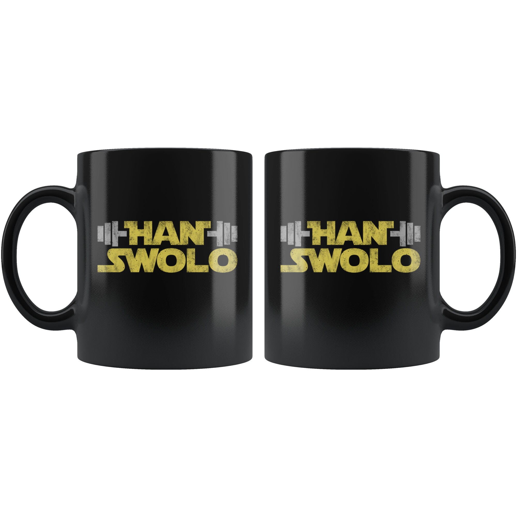 Han Swolo Han Swolo 11 oz Taza de café negro - Etsy España