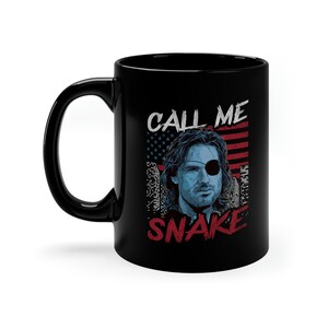 Call Me Snake Iconic Badass 11 oz Black Coffee Mug