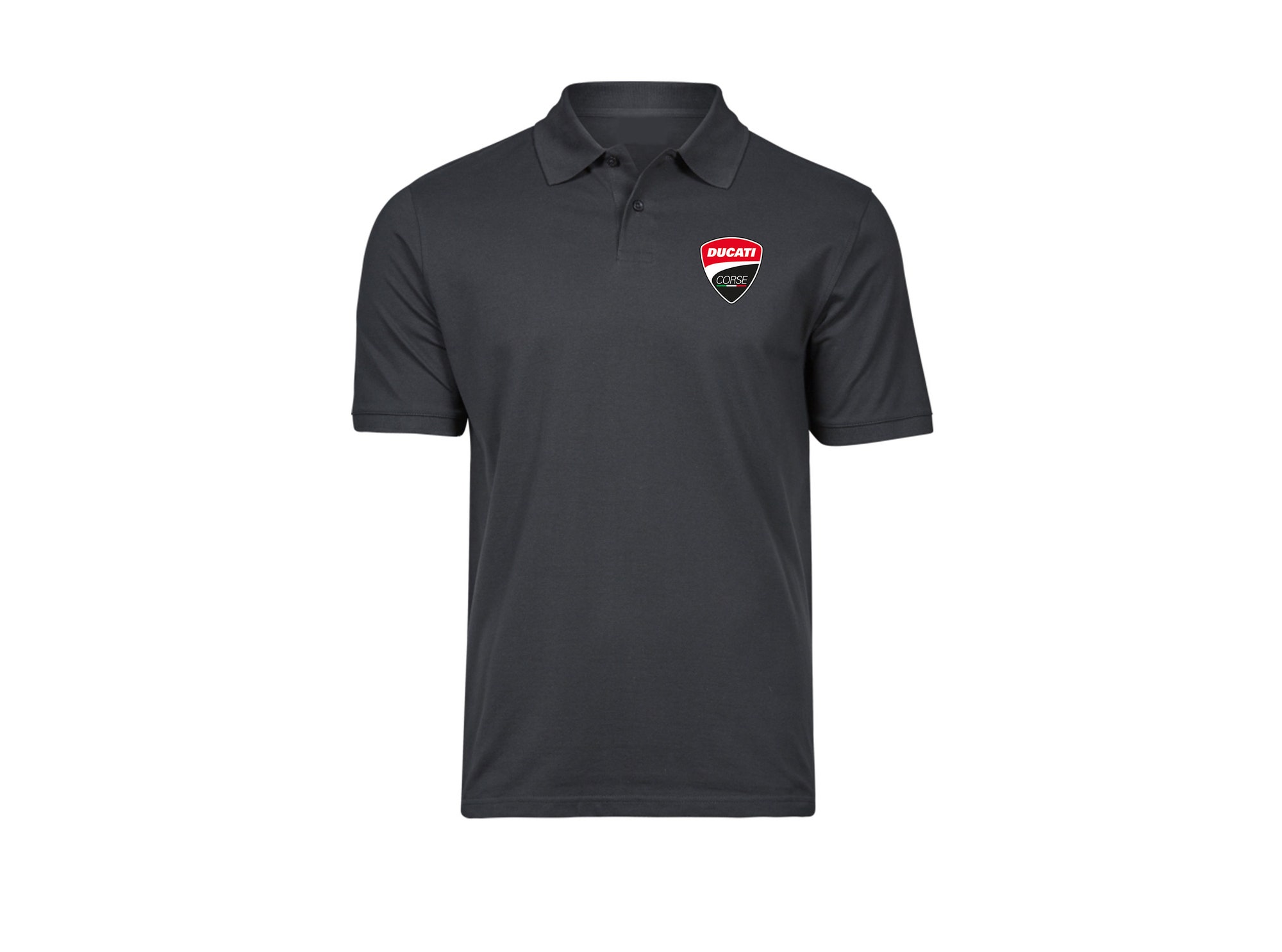 Ducati Polo Shirt Short Sleeves With Ribbed