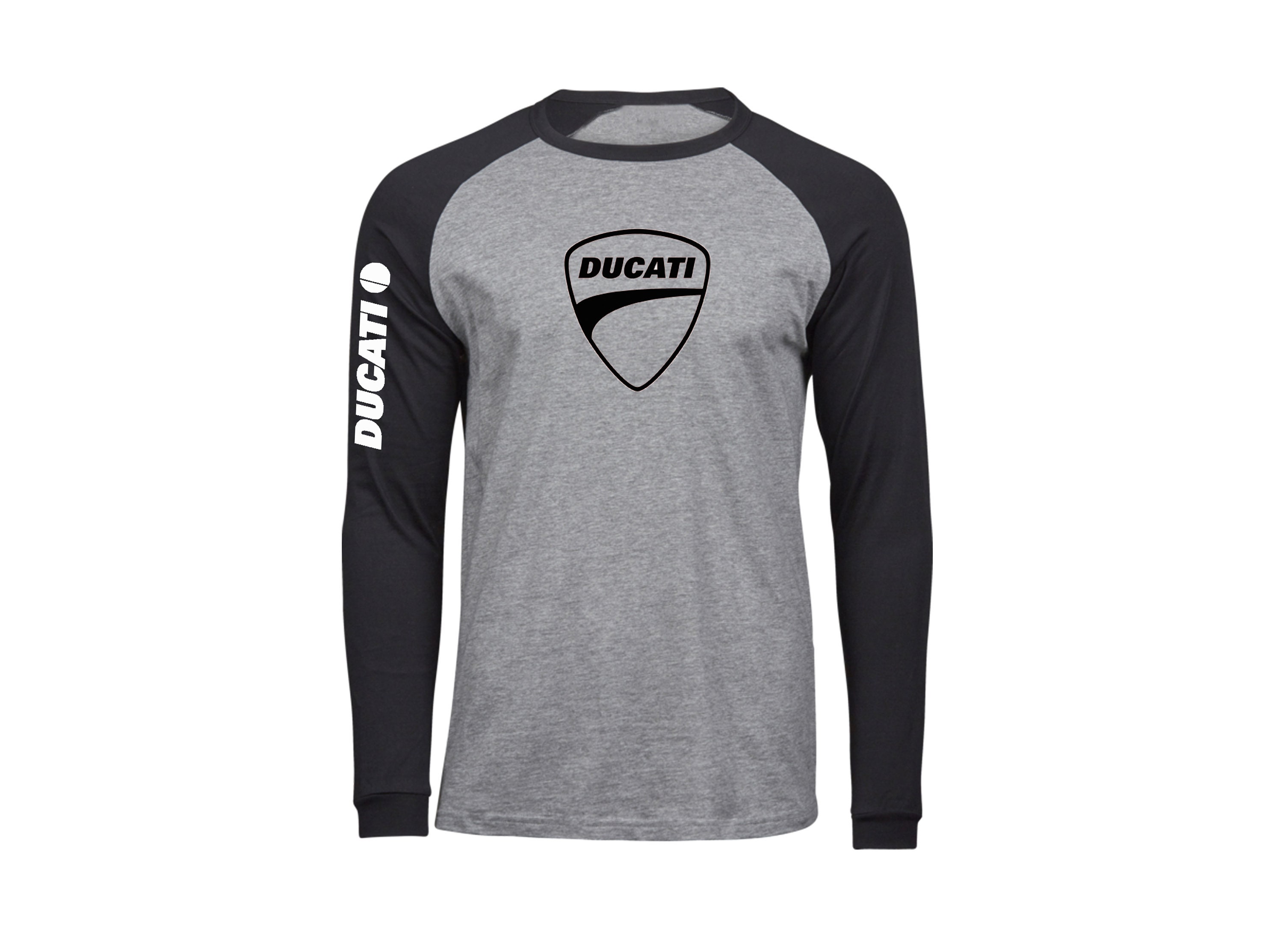 T-shirt Long Positif Love This Life - Gris - Taille L