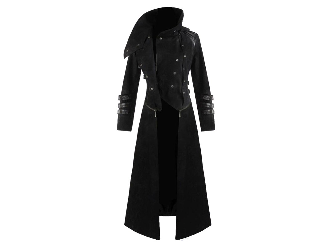 Men's Handmade Scorpion Coat Long Coat Black Gothic - Etsy