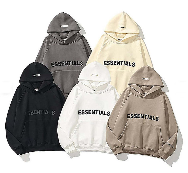 ESSENTIALS Street Wear Unisex Hoodie Oversize 