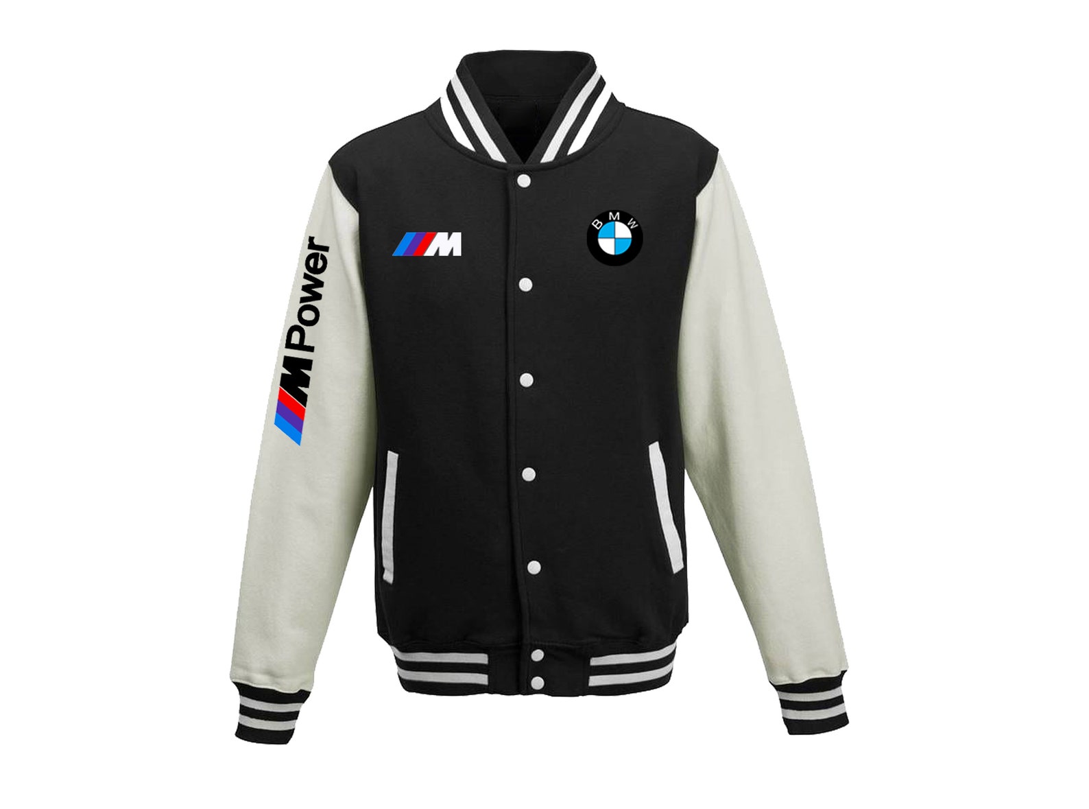 Varsity Style Upper BMW M Power Button Up Jacket | Etsy